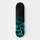 Zoek naar zwart en blauw skateboards Geometrisch