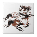 Zoek naar paarden tegels Illustratie