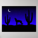 Zoek naar huilende wolf kunst Silhouet