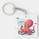 Zoek naar grappige octopus sleutelhangers Vis
