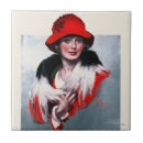 Zoek naar vrouw met rood haar tegels Deco