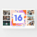 Zoek naar sweet 16 birthday spandoeken Verjaardagsbanner