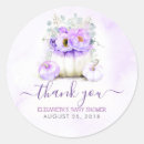 Zoek naar paarse bloemen stickers Dank u
