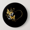 Zoek naar gouden vlinder buttons Vlinders