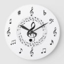 Zoek naar klassieke muziek klokken Zwart wit