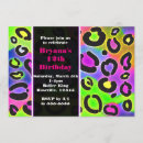 Zoek naar cheetah print uitnodigingen Dier