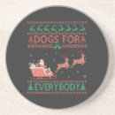 Zoek naar honden onderzetters Xmas