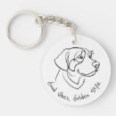 Zoek naar hond portret sleutelhangers Gouden retriever