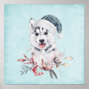 Zoek naar husky posters Kerstmis