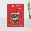 Zoek naar mini schnauzer briefkaarten Kerstmis