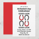 Zoek naar hoefijzer uitnodigingen Geluk