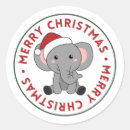Zoek naar grappige olifanten stickers Kerstmis