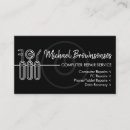 Zoek naar technieken visitekaartjes Zwart