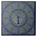 Zoek naar kobalt blauw tegels Abstract