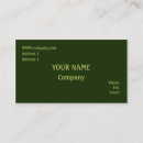 Zoek naar groene achtergrond visitekaartjes Eenvoudig