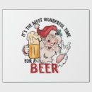 Zoek naar bier cadeaupapier Kerstman
