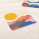 Zoek naar landschap onderzetters Abstract