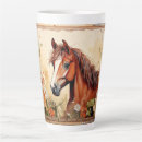 Zoek naar wild paarden mokken Bruin paard