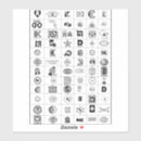 Zoek naar joodse symbolen stickers Hebrew