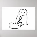 Zoek naar katten illustratie posters Pussycat