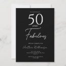 Zoek naar fabelachtige 50 uitnodigingen 50ste