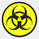 Zoek naar biologisch gevaar stickers Zwart