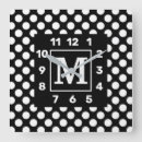 Zoek naar witte stippen klokken Retro