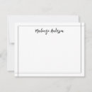 Zoek naar lijnen notitiekaarten Minimalistisch