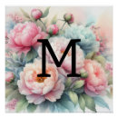 Zoek naar roze pioen posters Waterverf