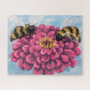 Zoek naar bijen puzzels Bloemen