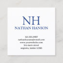 Zoek naar blauw visitekaartjes Elegant