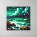 Zoek naar stormachtig zee kunst Kust