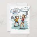 Zoek naar grappig badminton kaarten Sport
