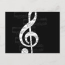 Zoek naar treble clef briefkaarten Zwart wit