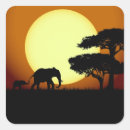 Zoek naar afrikaanse zonsondergang stickers Safari