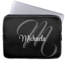 Zoek naar tekst ontwerp laptop sleeves Zwart