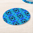 Zoek naar blauwe aqua onderzetters Zwart