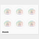 Zoek naar paarse lotusbloem stickers Yoga