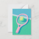 Zoek naar tennis notitiekaarten Racquet