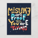 Zoek naar fout briefkaarten Typografie