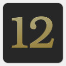 Zoek naar nummer 12 stickers Twaalf