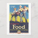Zoek naar eten briefkaarten Vintage