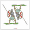 Zoek naar middeleeuwse schilden stickers Warrior