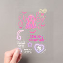 Zoek naar neon roze uitnodigingen Uniek