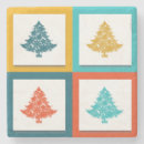 Zoek naar kerstboom onderzetters Retro