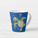 Zoek naar cartoon schildpad mokken Schattig