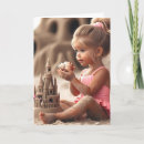 Zoek naar zandkasteel kaarten Beach