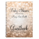Zoek naar baby shower guestbook notitieboeken Glitter