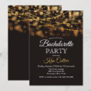 Zoek naar glitter bachelorette party uitnodigingen Goud