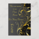 Zoek naar formele gelegenheid uitnodigingen Goud